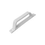 markentegra PVC ve Alüminyum Sineklik Tutamağı - Beyaz Plastik D Kulp, 12cm