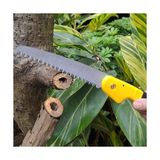 MarkEntegra Şahin Tools SHT-018 Katlanır Budama Testeresi - 18 cm Yüksek Karbonlu Çelik Bıçak, Ergonomik Tutuş, Üç Eksenli Özel Bileme, Hızlı Kesim (Fast Cut)