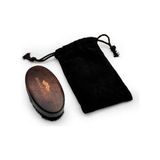 MarkEntegra Sandal Ağacı Sakal & Bıyık TARAĞI,%100 Doğal Sandal Ağacı, Statik Elektriği Önler, Keseli Şık ve Taşınabilir (Doğal Sakal Fırçası)