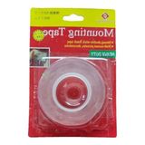 MarkEntegra Şeffaf Çift Taraflı Bant, 19 mm x 4 M, Yapışkanlı