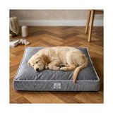 MarkEntegra Silky Paw, Çıkarılabilir Kılıf, Kolay Temizlenebilen, Konforlu, Kaydırmaz Tabanlı, Kedi-Köpek Yatağı (Gri, Medium)