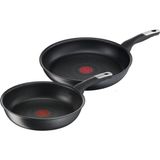 MarkEntegra Tefal Titanyum 6x Unlimited 22/28 cm Indüksiyon Tabanlı 2'li Tava Seti - 2100120022