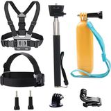MarkEntegra Tekcam 4'ü 1 Arada Aksiyon Kamerası Aksesuar Kiti Gopro Hero 13 12 11 10/ Akaso Brave 4 Pro/cooau/djı Osmo Action 4 5 PRO/SJCAM/INSTA360 ile Uyumlu Göğüs Koşum Kafa Bandı