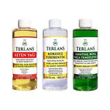 MarkEntegra Terlans Yağlı Boya Seti Yardımcı Malzemeler 3X250ML Boya Fırça Temizleyici - Kokusuz Terebentin - Keten Yağı