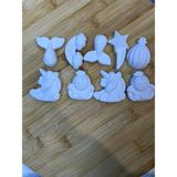 MarkEntegra Unicorn Temalı Taş Boyama Kiti – 6 Renk Akrilik Boya ve Fırça - 41 Delft Blue
