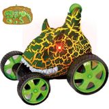MarkEntegra Uzaktan Kumandalı Dinozor Araba 360° Hareketli, Pilli,ışıklı, Drift Atan Full Fonksiyon, Ön Tekerlekleri Akrobat Dönebilen Araba (Yeşil)