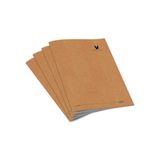 MarkEntegra Wings Journal 4’lü Kareli Tel Dikişli Defter Seti – Kraft Kapak, Hafif Holme Kağıt, A6 – Toplam 288 Sayfa - 41 Delft Blue