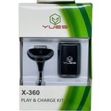 MarkEntegra Xbox 360 Uyumlu Oyun Kolu Şarj Seti | Pil ve Kablo Dahil