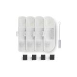 MarkEntegra Xenon Smart Kedi Su Pınarı Filtresi X8651 Uyumlu | 4'lü Set Fırça ve Süngerli Yedek Parça X8781