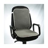 MarkEntegra Y-78 Alptex Terletmeyen Büro Koltuğu ve Araç Koltugu Pedi, Gri, 93X40 cm