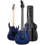 MarkEntegra Yüksek Kaliteli Elektro Gitar - Blue Rosewood Klavye ve Hh Manyetik
