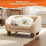 MarkEntegra Yumuşak Peluş Kedi Koltuğu, Çıkarılabilir Kılıf, Konforlu Yatak
