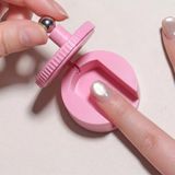 MarkEntegra Yuvarlak ve Cam Boncuk Efektli 360 Derece Döner Kedi Gözü Kalıcı Oje Mıknatısı Cat Eye Magnet TWS01