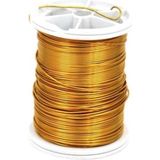 Market Bakır Çiçek Teli Sarı 0.80 Mm, T5204-1 - Standart