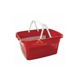 Market Sepeti Sağlam Plastikten Üretim Market Içi Hafif Alışveriş El Sepeti 46x34cm