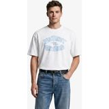Market Smiley Old School Erkek Beyaz T-Shirt.wht