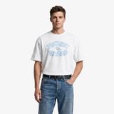 Market Smiley Old School Erkek Beyaz T-Shirt