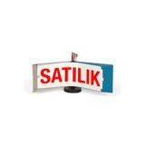 Market Yeri Oto Üstü Rüzgar Gülü Fırfır Tabela Satılık-kiralık Çift Taraflı