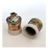 Marketcik Sarı Metal Porselen E27 Bronz Duy