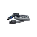 Marketto Philips FC 9932 PowerPro Ultimate Uyumlu Süpürge Hortumu, Kumandalı Tutma Saplı, Gri