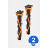 Marketto Uyumlu Süpürge Başlık Fırçası 2 ADET Rulo Fırça XC 8349 Philips XC8349/01 Aqua Plus