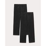 Marks & Spencer 2'li Regular Okul Pantolonu (2–18 Yaş) - Siyah - -- - 13 - 14 Yaş