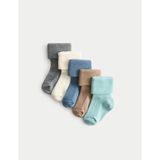 Marks & Spencer 5'li Bebek Çorap - Multi Renk - 6 - 12 Ay