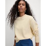 Marks & Spencer Air Yarn Bisiklet Yaka Triko Kazak - Krem - XL