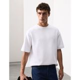 Marks & Spencer Autograph Erkek T-Shirt - Beyaz - LREG