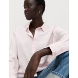 Marks & Spencer Dokulu Kadın Gömlek - 34 - Pembe