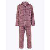 Marks & Spencer Ekose Pamuk Karışımlı Pijama Takımı
