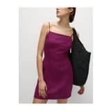 Marks & Spencer Keten Karışımlı Mini Shift Elbise