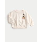Marks & Spencer Pamuk Karışımlı Mickey Mouse™ Sweatshirt (0-3 Yaş) - Krem - 6 - 9 Ay
