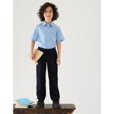 Marks & Spencer Regular Fit Okul Pantolonu (2-16 Yaş) - Lacivert - 11 - 12 Yaş - --