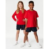 Marks & Spencer Regular Fit Spor Şortu (2-16 Yaş) - 9 - 10 Yaş - Lacivert