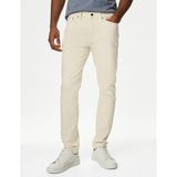 Marks & Spencer Slim Fit Streç Jean Pantolon - Krem - 42 / 33
