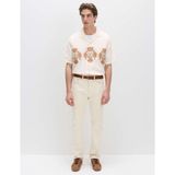 Marks & Spencer Straight Fit Jean Pantolon - 38 / 29 - Krem - --