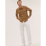 Marks & Spencer Straight Fit Jean Pantolon - 42 / 33 - Krem - --