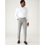 Marks & Spencer Tailored Fit Ekose Desenli Pantolon - 42/REG - -- - Gri