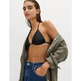 Marks & Spencer Üçgen Bağlamalı Bikini Üstü - Siyah - 40