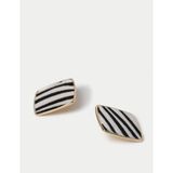 Marks & Spencer Zebra Desenli Küpe - Çok Renkli