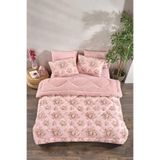 MARLA HOME Çift Kişilik Çift Taraflı Welsoft Yorgan Seti | Wellsoft Battaniye | Pofuduk Yumuşak | Pudra Rose