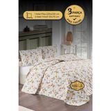 Marla Home Çift Kişilik Pike Takımı | Battal Boy | 220X230 cm | Çok Amaçlı Yatak Örtüsü & Battaniye - Sarı