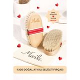 Marle %100 Doğal At Kılı Selülit Fırçası (SAKLAMA KESESİ HEDİYELİ)