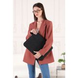 Marlene Klar Siyah Unisex 13-14-15.6-16 Inç Uyumlu Macbook Kılıf Notebook Laptop Çantası