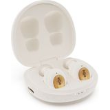 Marley True Wireless Champion kulaklık - Kompakt Bluetooth 5.0 kulaklık, hızlı şarj fonksiyonu ve şarj kutusu ile 28 saate kadar çalma süresi, çevre dostu bambu tasarım