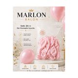 Marlon Balon Pastel Pembe Lateks Balon 11 İnç 10 Adet Doğum Günü Nişan Düğün Baby Shower Parti Süsleme Balonu