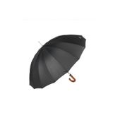 Marlux M21MARMPR1025R002 Siyah Ekose Ahşap Saplı 16 Çelik Telli Premium Lüks Erkek Baston Şemsiye