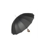 Marlux M21MARMPR1025R003 Siyah Desen Ahşap Saplı 16 Çelik Telli Premium Lüks Erkek Baston Şemsiye
