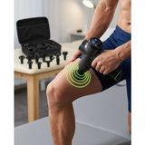 Marma 30 Kademeli Masaj Tabancası Spor Vurmalı Süper Sessiz Fırçasız Motor -10 Başlıklı